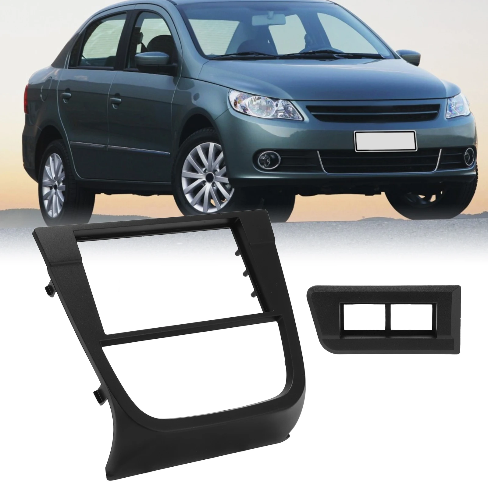 2DIN إطار ستيريو للسيارة لوحة القيادة فآسيا ارتداء برهان لاستبدال 2009 + راديو جبل فآسيا