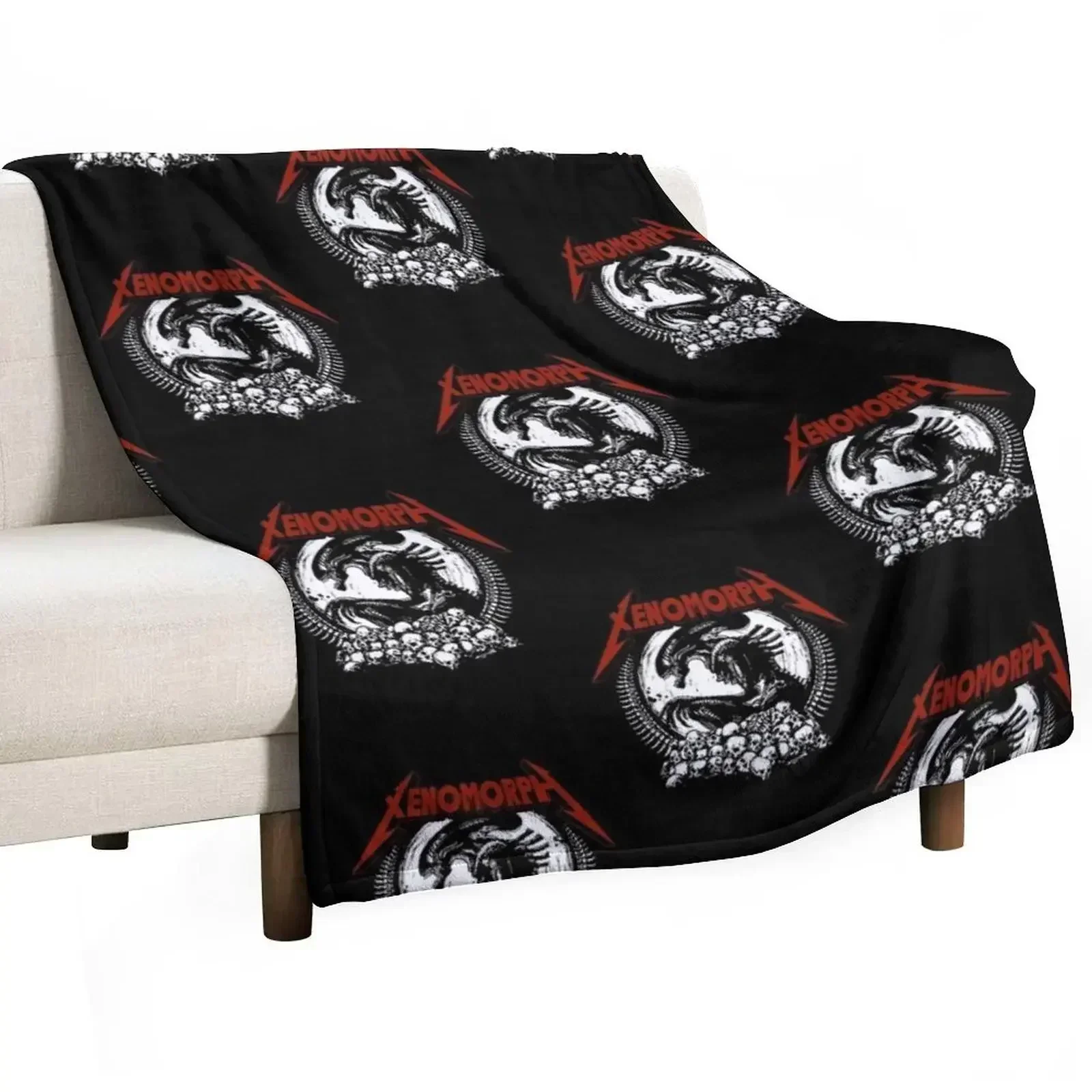 Xenomorph Alien Metal Throw Blanket Bed Fashionable Sofa bed plaid warm winter blankets and throws Fashion Sofas Blankets