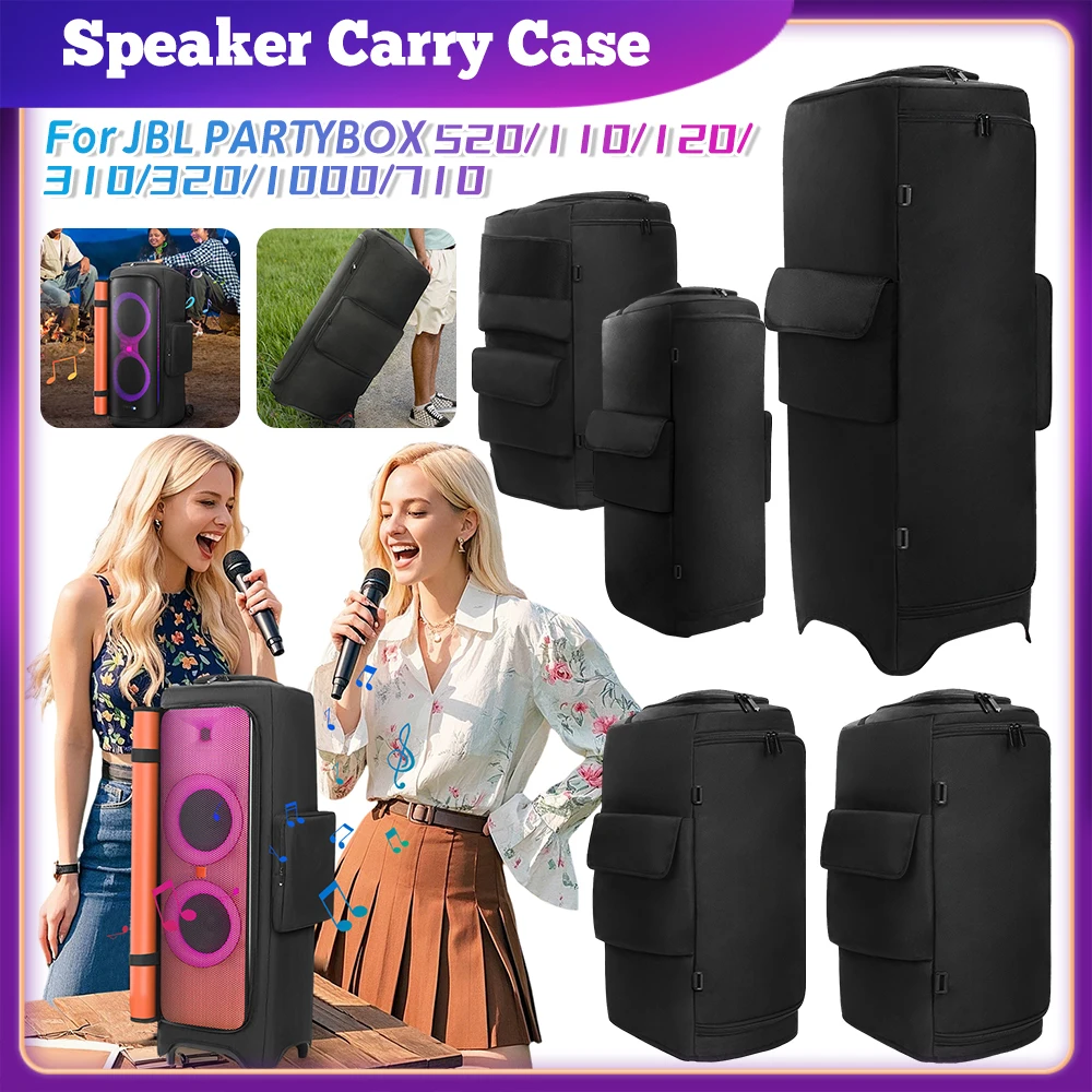

Portable Speaker Dust Cover For JBL PartyBox 1000/710/520/320/310/120/110 Waterproof Speaker Case Travel Protective Storage Bag