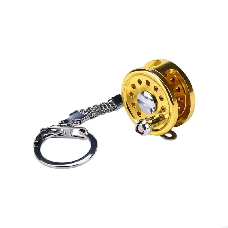 Miniature Reel Keychain Practical And Fashionable Rings Accessory