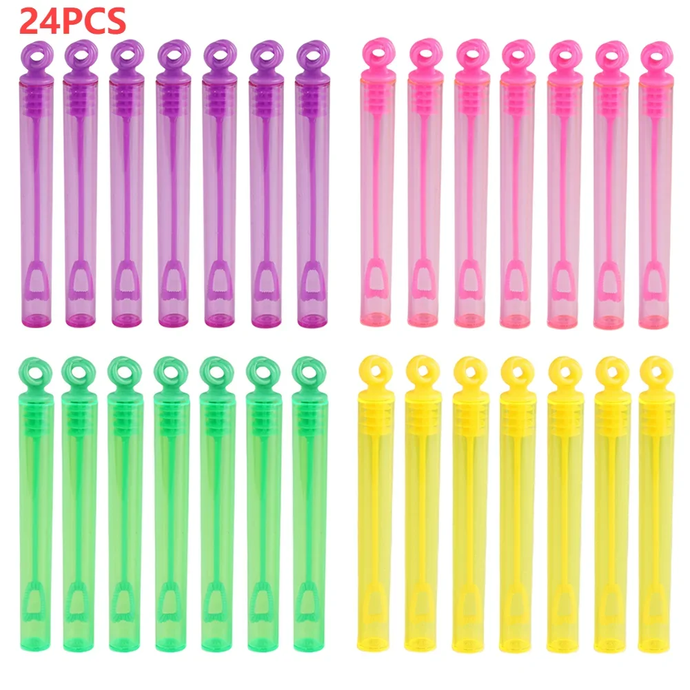 Bubble Soap Bottle Party Supplies Colorful Bubble Stick Sets Wedding Guests Gifts Easter Mini Bubble Wands for Kids Children