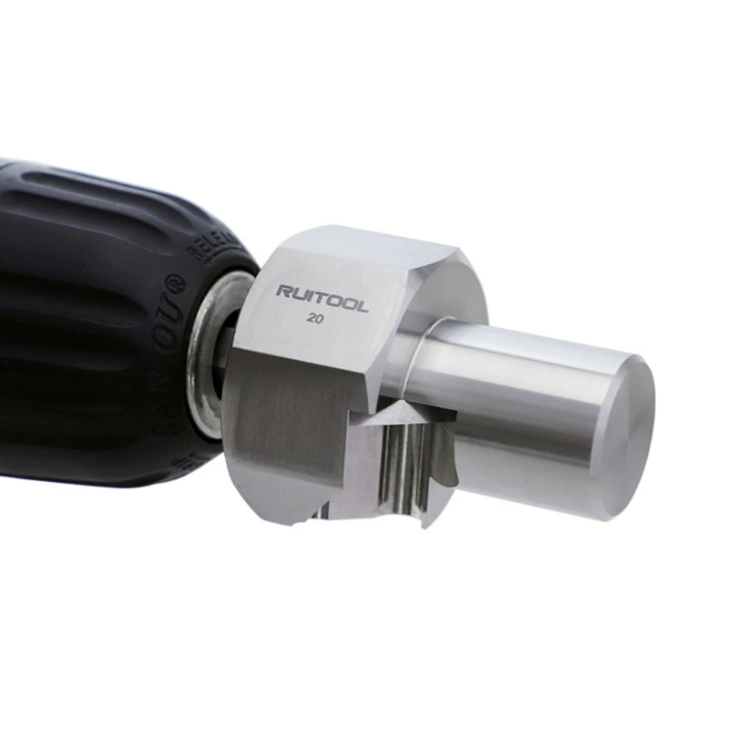 ม้านั่งสุนัขหลุม Chamfer Reamer เครื่องมือไม้ Chamfer Flar เครื่องมือสแตนเลส Drop Ship