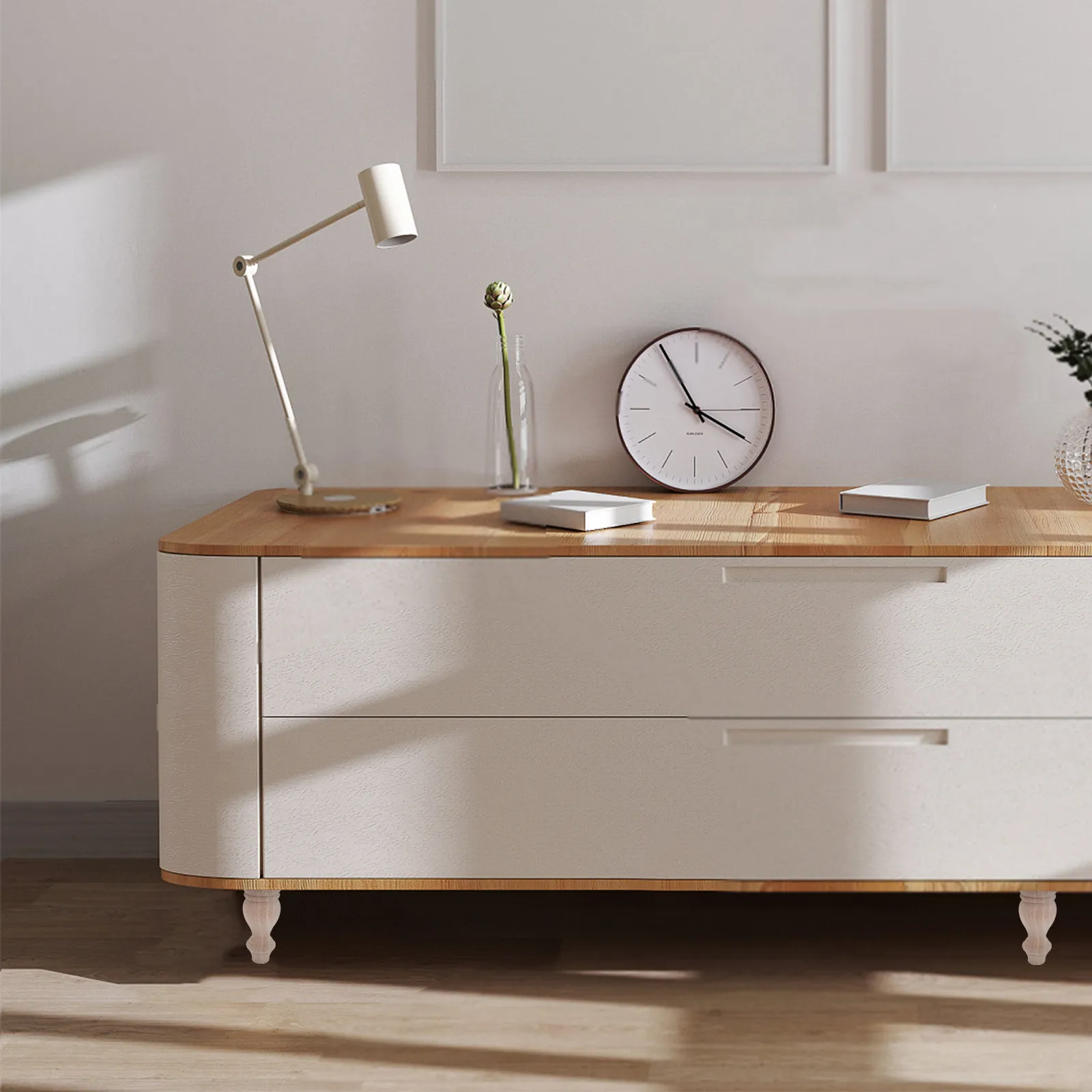 

Ножки для стола в французском стиле, круглые, из массива дерева, декоративные, для кофейного столика, для дивана, сменные мебельные ножки, рустик, для домашнего декора