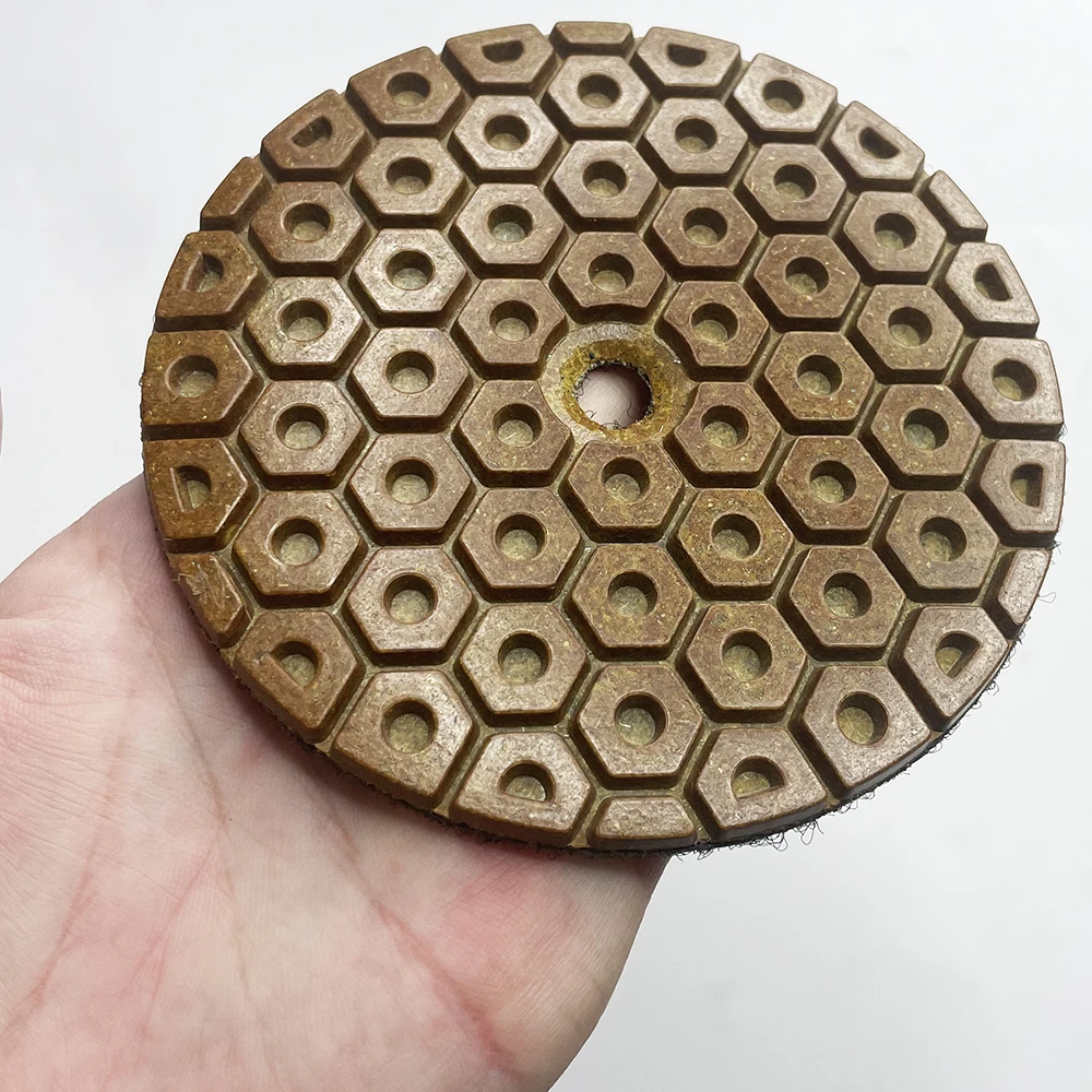 4 بوصة 100 مللي متر لوحة تلميع الماس المستديرة الدائرية نوع حاد عجلة طحن مرنة للحجر والرخام والجرانيت والتنظيف انتزاع