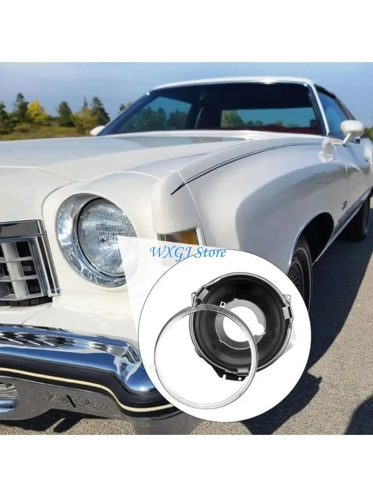 

37JE Complete 28pcs Headlamp Bucket and Retaining Rings with Stainless Steel Mounting Set Accessories for Car Restoration