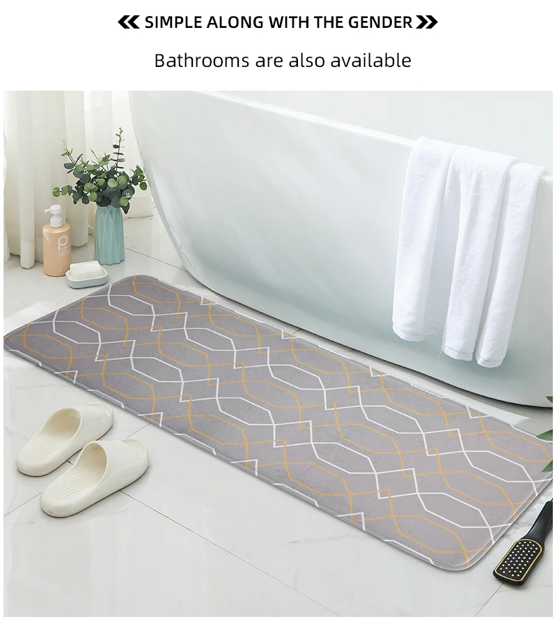 Cartoon Bedroom Carpet Home Bedside Blanket Long Strip Plush Bed Front Floor Mat Living Room Sofa Coffee Table Non-slip Foot Ma