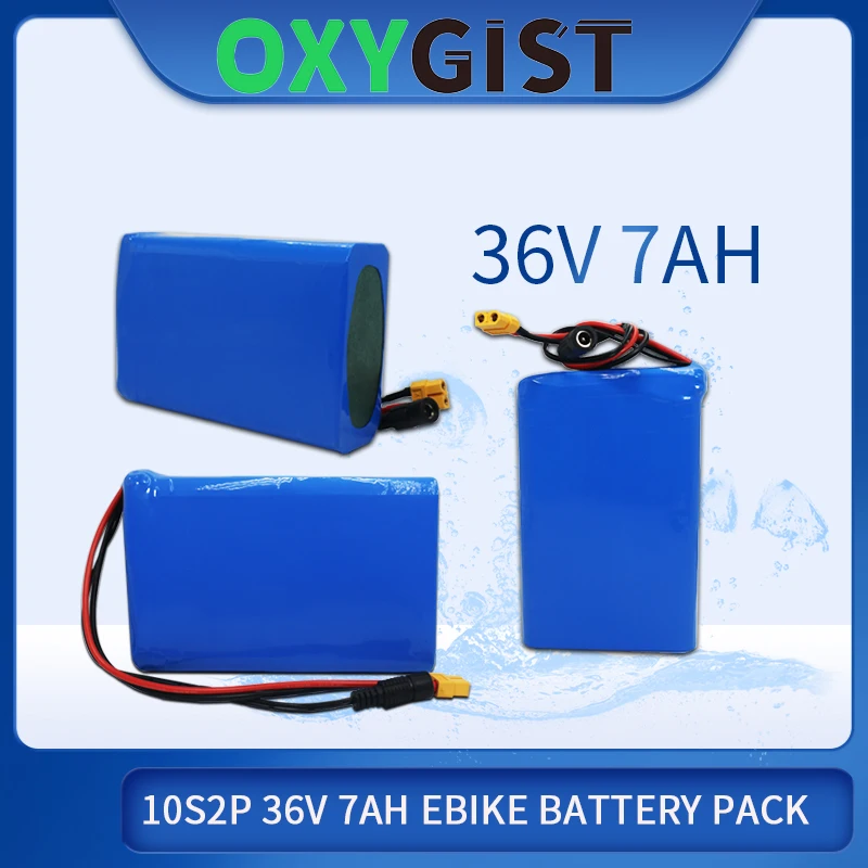 OXYGIST 36V 3.6Ah-7Ah 10S2P 450 watts 18650 li-ion batterie 15A BMS 36V scooter électrique monocycle ebike m365 pro étendre la portée