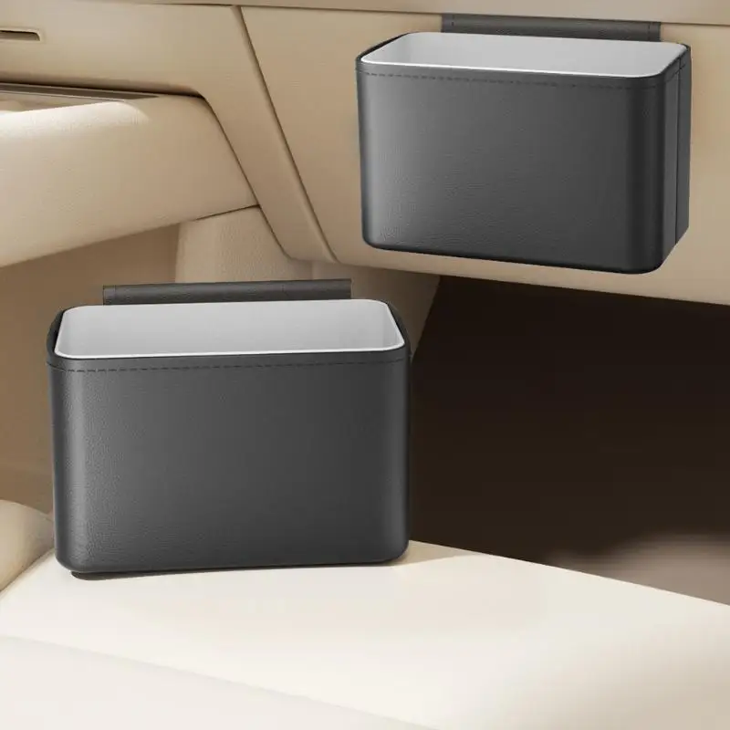 Auto Garbage Bin 2L Car Door Side Multifunctional Hanging Storage Box Ideal Organizer for Vehicles