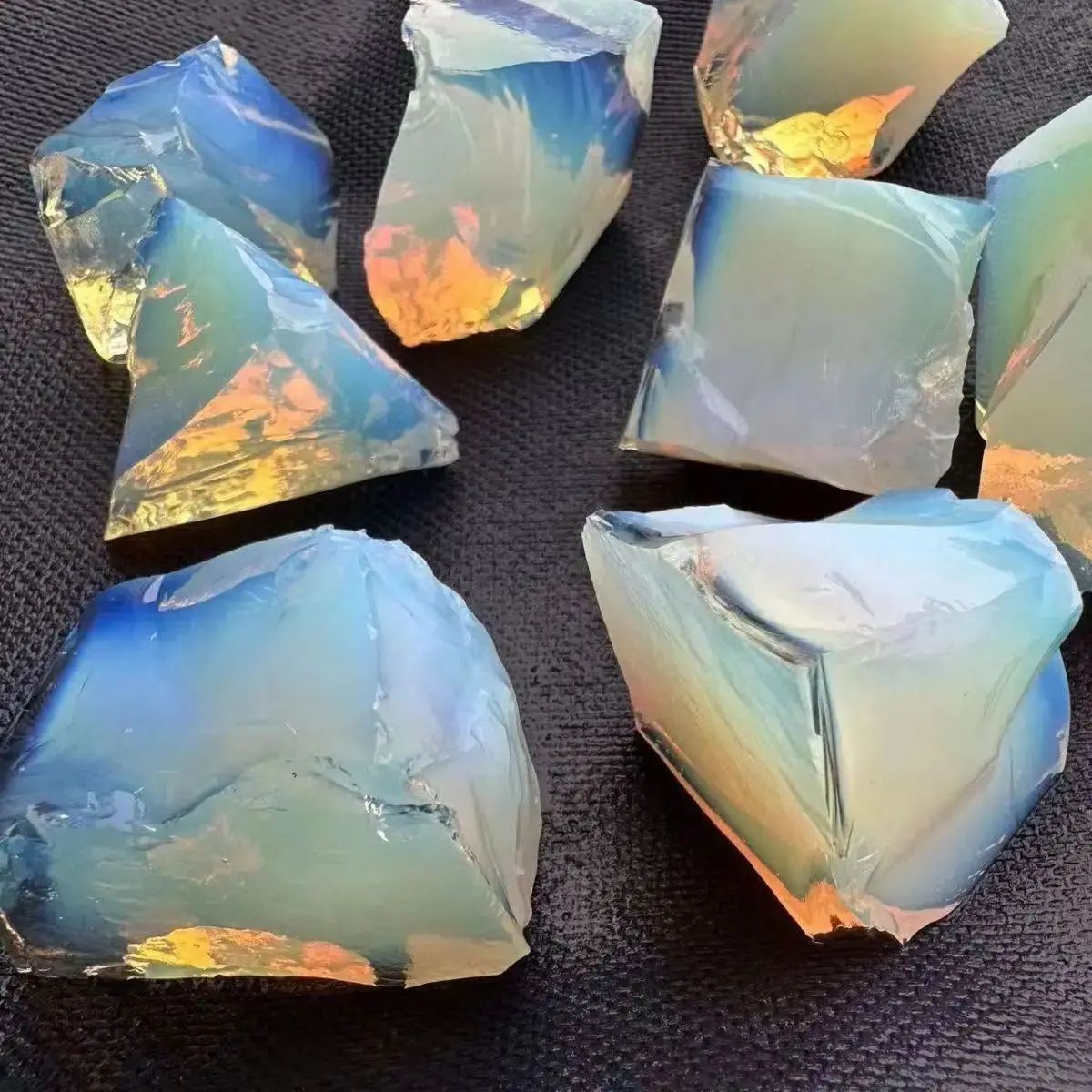 Wholesale Synthetic species Opal Rough Stones Quartz Crystal Raw Mineral Reiki Healing Crystals Gem Specimens Collectible