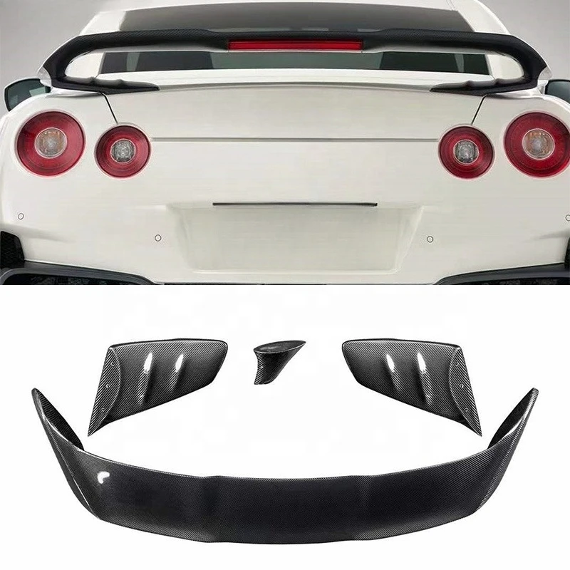 

Suitable for GTR R35 Style Carbon Fiber Rear Spoiler Tail Luggage Tail