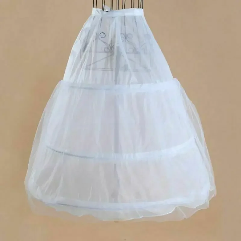 Hot Koop Sexy Clingy 3-hoepel baljurk bruiloft bruidsjurk Petticoat taille verstelbare onderrok