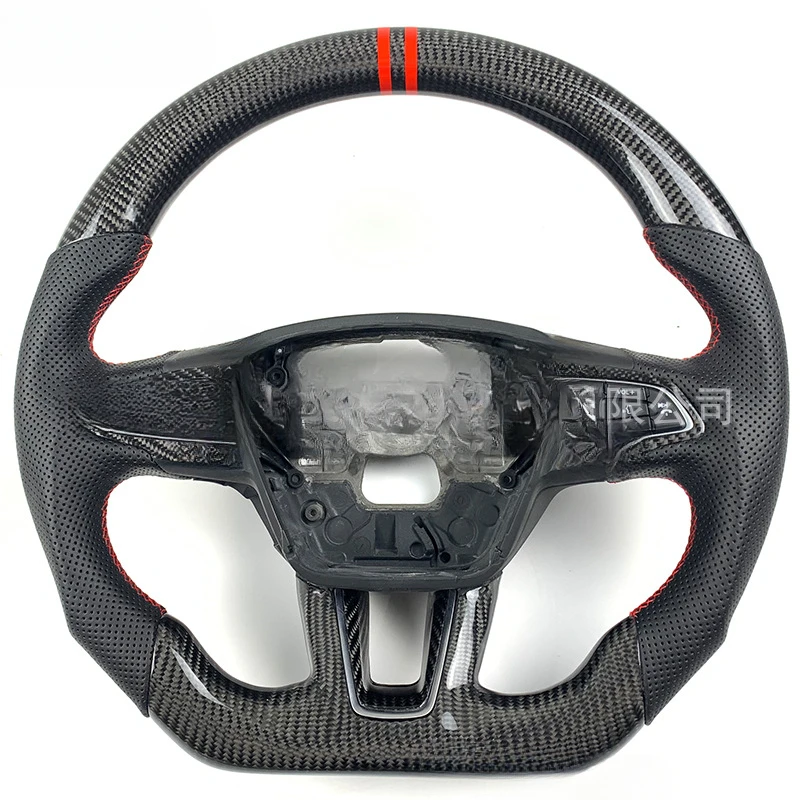 

Fengxuan For Ford Focus MK3 Escape 2015-2018 Carbon Fiber Steering Wheel Modification