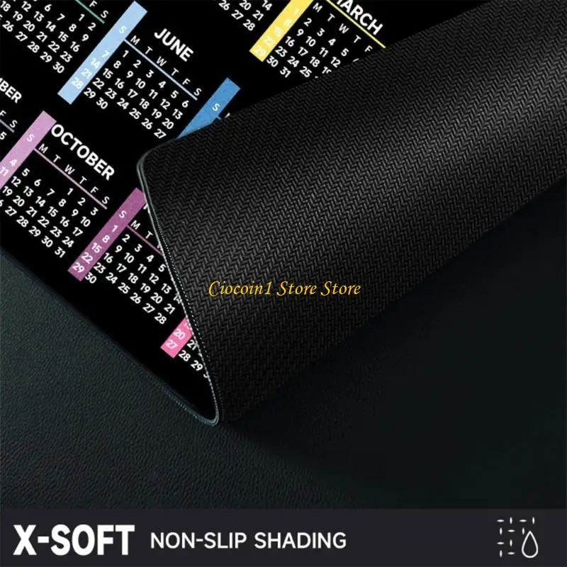 A3PC Enhances Grip Mouse Pad Featuring 2026 Calendar Design Waterproof for Various Desk Applications Anti Slip Mousepad