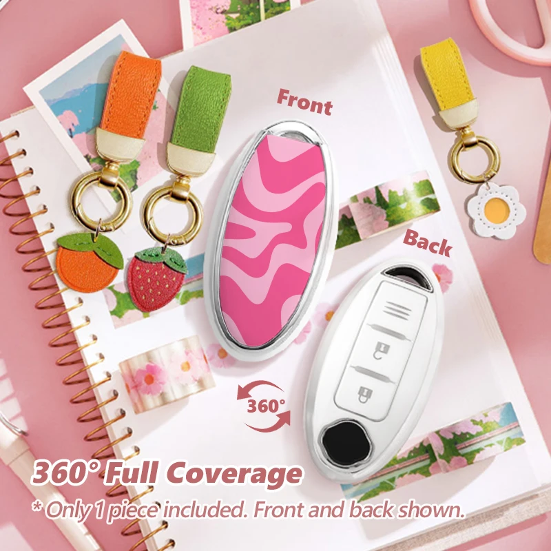 Для Nissan Qashqai Juke J10 J11 X-Trail T32 T31 Kicks чехол для автомобильного ключа с дистанционным управлением