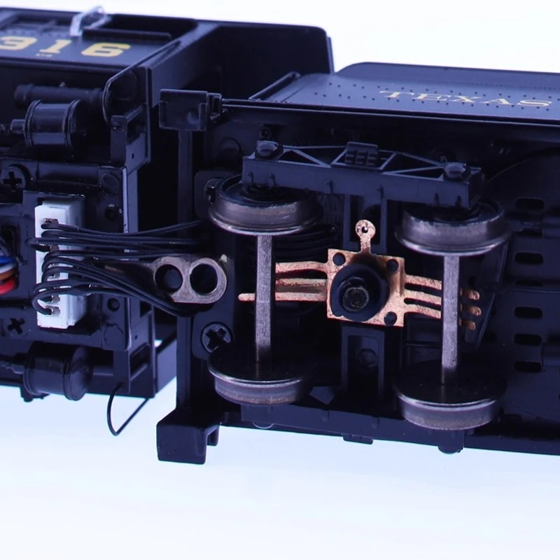 HO ประเภท 1/87 ของเล่นรถไฟ American Series ล้อ 52 นิ้ว 4-6-0 รถจักรไอน้ําโลหะผสมล้อรถไฟของเล่นเด็กของขวัญ