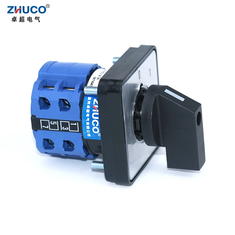 ZHUCO SZW26/LW26-20/C04.2 Latching Circuit Break 660V 2 Phase OFF ON 8 Terminal Switch 64/48mm For Cut-off Water Pump Generators