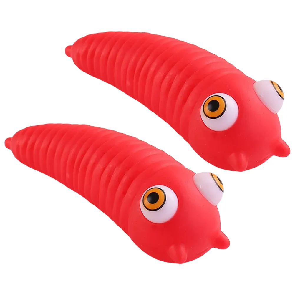 

Набор из 2 игрушек для малышей: эластичные сенсорные гусеницы-антистресс для снятия напряжения и веселых игр