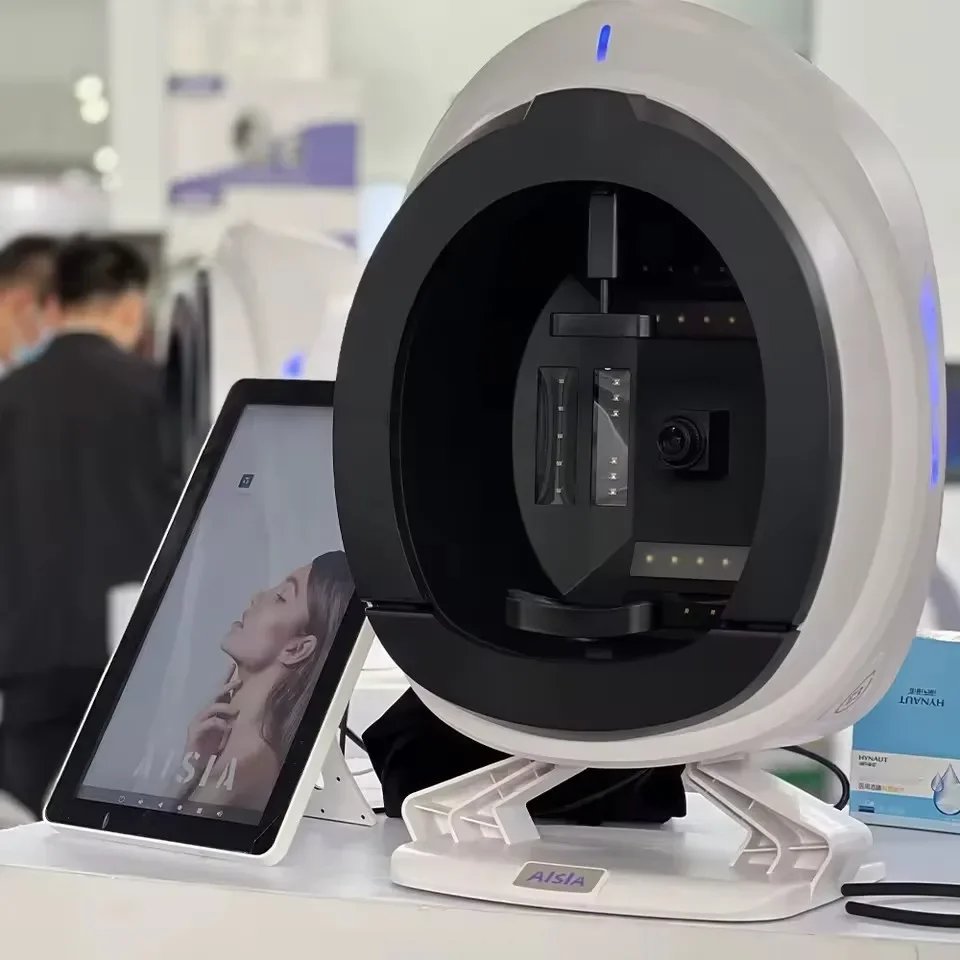 AISIA Q1 3D AI Gezichtshuid Analyzer Detectie Van Huidproblemen Diagnose Professionele Analyse met 8 Spectrum Beauty Salon Appar