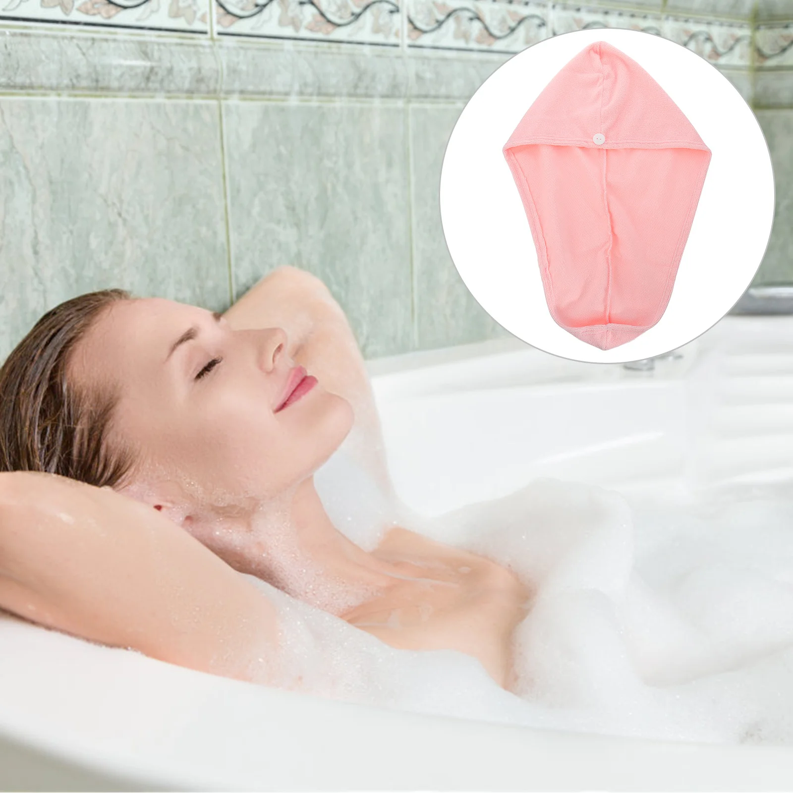 

Hair Dry Cap Quick Drying Microfiber Bath Head Wrap Thickened Absorbent Hair Towel Fast Drying Salon Spa Beauty Turban