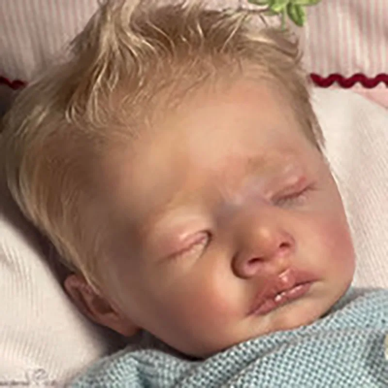 Mika Reborn Doll Kit Nieuwe Collectie 20Inch Onvoltooide Ongeverfd Lege DIY Pop Onderdelen Met Doek Lichaam Collectible Art Doll
