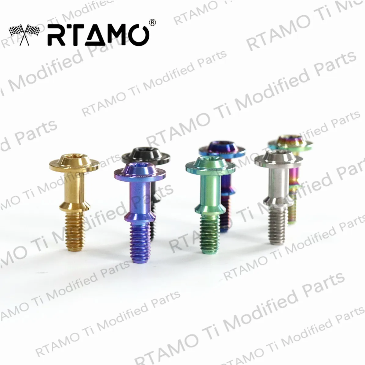 RTAMO Titanium Alloy CVT Bolts with Rubber Sleeve for XMAX NMAX AEROX155