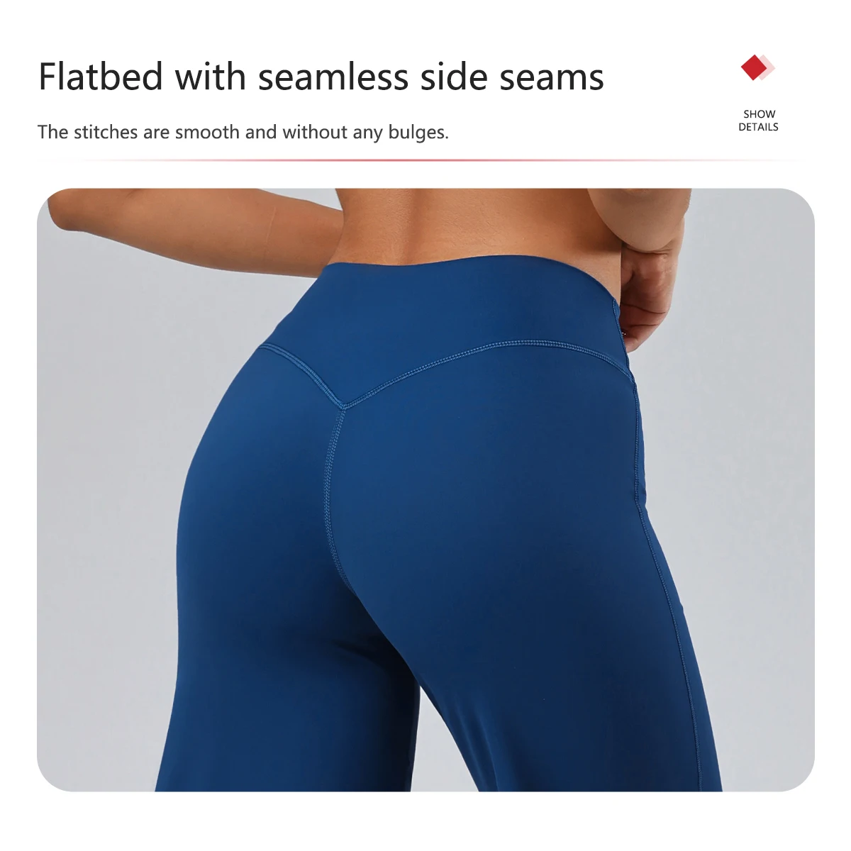 Ctenkevet Damen-Sportset, 2-teilig, rückenfreier Push-up-Yoga-BH, Pilates-Trainingsoberteil, Caprihose mit hoher Taille und weitem Bein, schnelltrocknender Sportanzug für das Fitnessstudio – Detail 10
