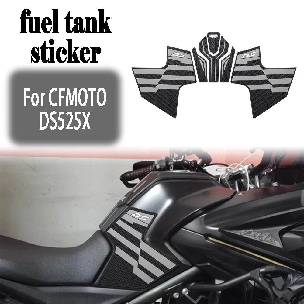 

For CFMOTO DS525X ds525x Motorcycle Accessories Tank Pad Protection Sticker Fuel Tank Pad Sticker Protection Decal accessories