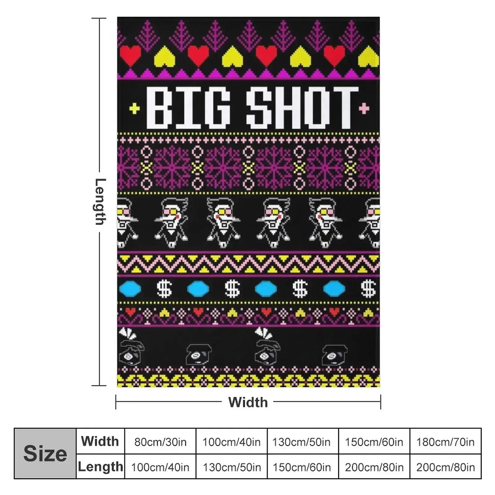 Spamton's BIG SHOT Kromer Krismas Throw Blanket funny gift Luxury St Blankets