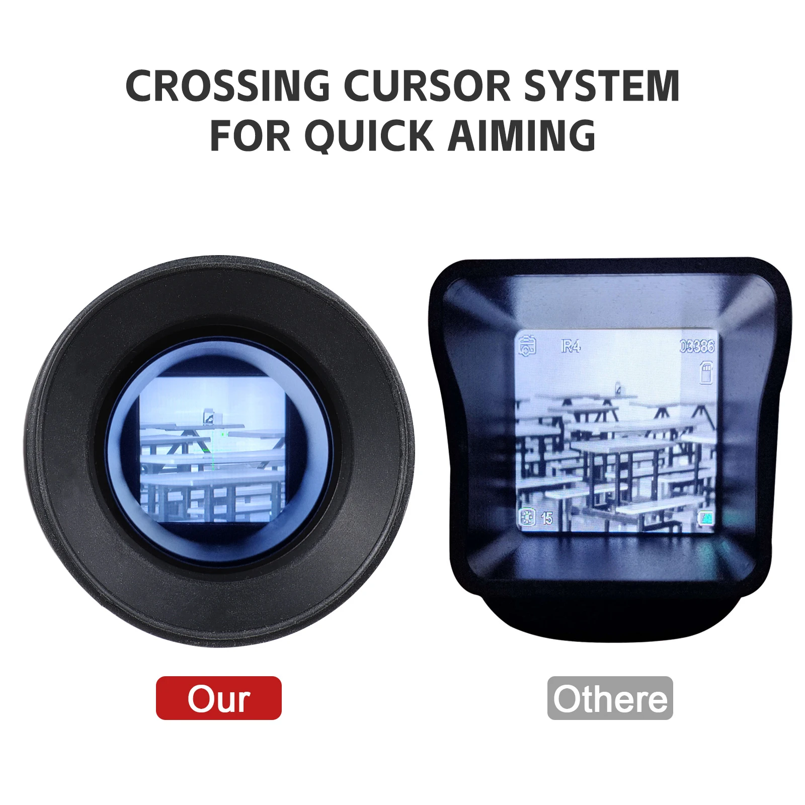 Monocular Crossing Cursor Digital Night-Visions Device Infrared Day Night-Visions 300M Full Black Viewing Distance Digital Zoom