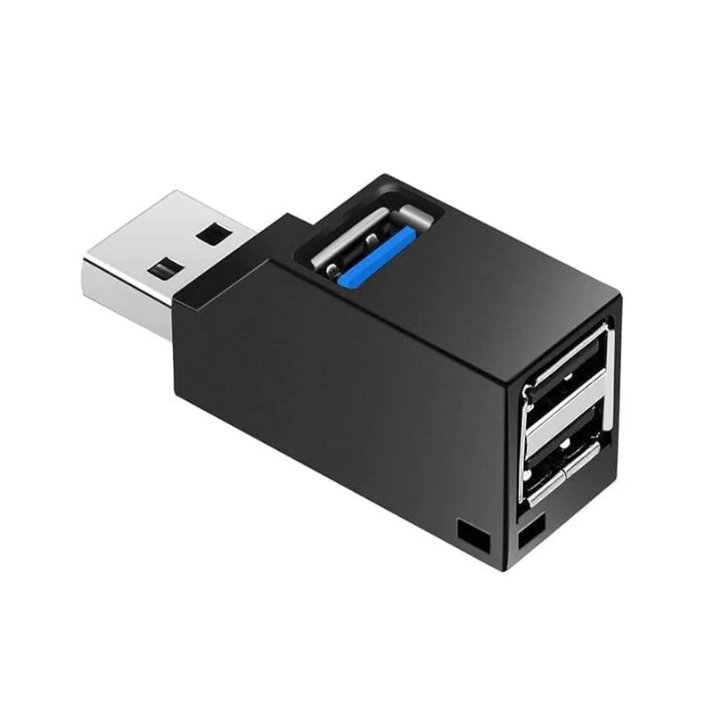USB 3.0 Adapter HUB Mini Splitter Box 1 to 3 Ports High Hi-Speed USB 2.0 Extender For PC Laptop U Disk Card Reader