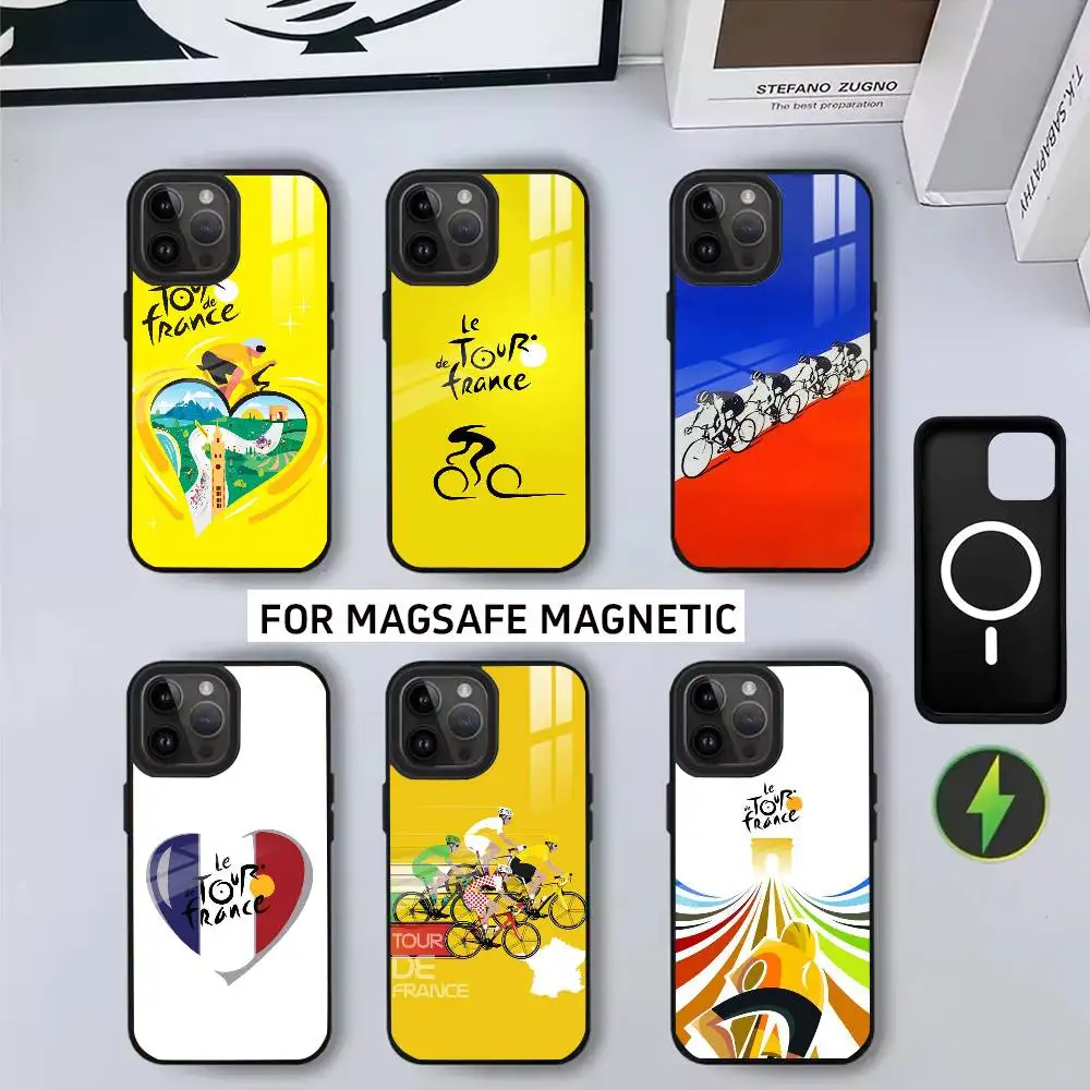 

B-Bike T-Tour de F-France TDF Phone Case For iPhone17,16,15,14,13,12,11 Plus,Pro Magnetic with Magsafe Wireless Charging