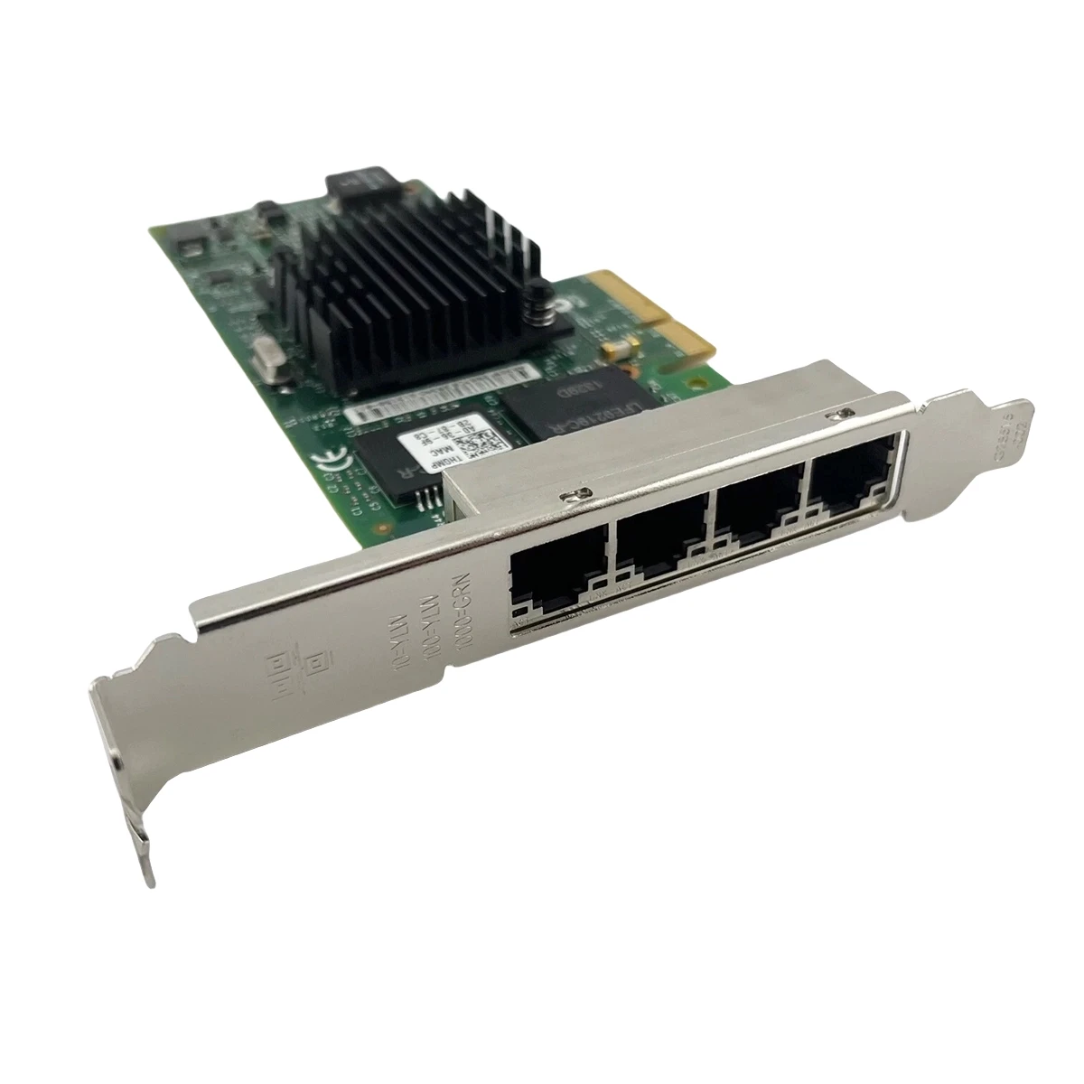تقريبا جديد ديل إنتل I350-T4 PCIe 2.1X4 4 منافذ RJ45 محول خادم إيثرنت K9CR1 THGMP 9YD6K X8DHT T34F4 0NWK2