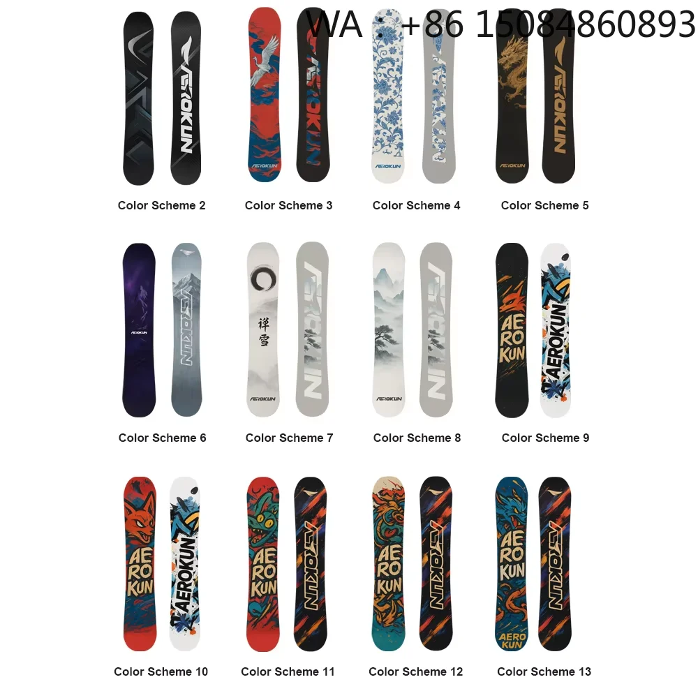 Precision Made Carbon Fiber Snowboard All Round Series Adult Winter Freestyle Skiing Gear view 6