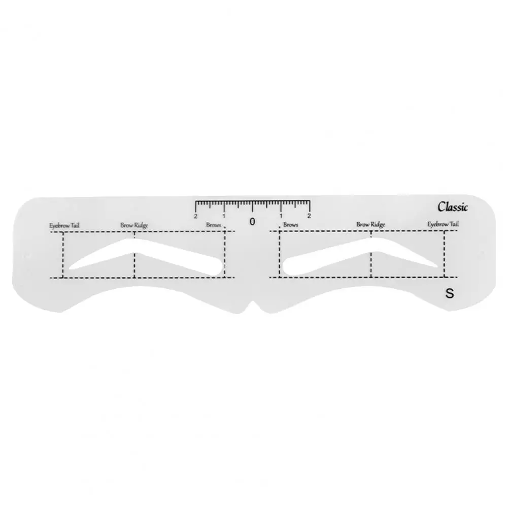 Eyebrow Template Tools Reusable Eyebrow Stencil Set with Adjustable Rope Brow Shaper Drawing Card Diy Women’s Eyebrow Mapping