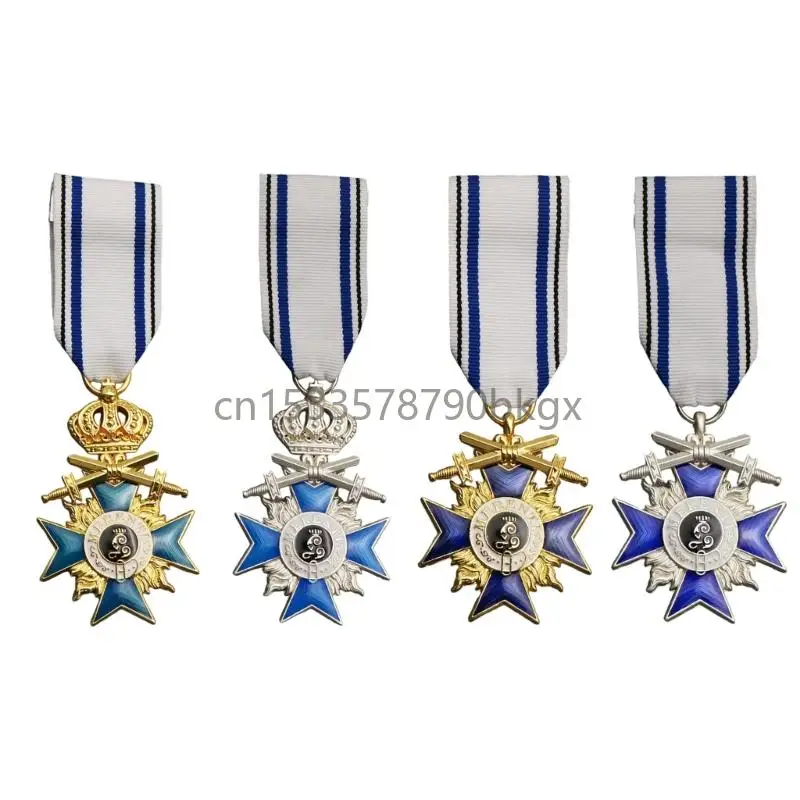 

Prussia Crowns Crosses Medals Militarys Medals Brooch ,Decorative Jewelry Brooch J78E