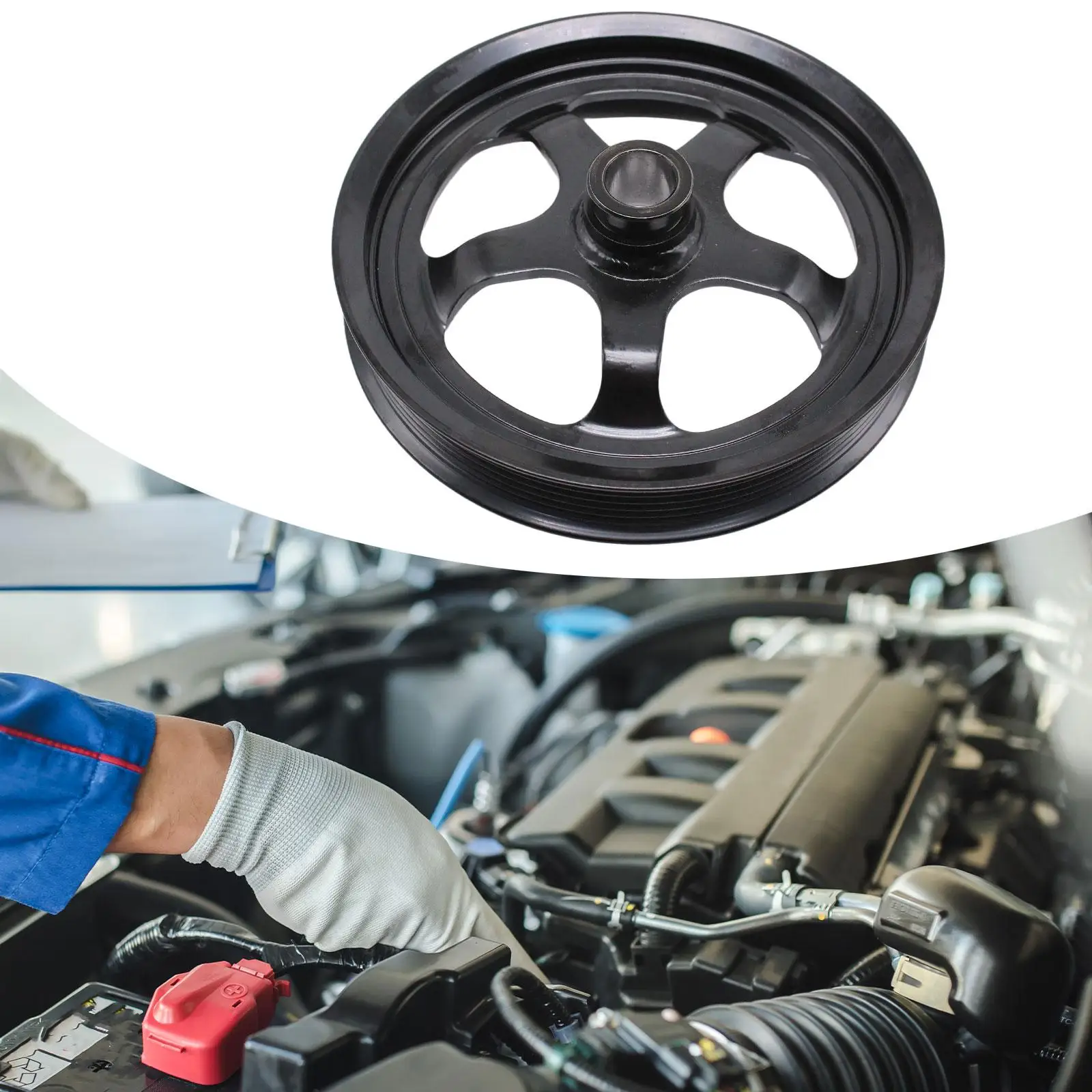 

Power Steering Pump Pulley 12559885 Replace Parts Easy Installation for Chevrolet Camaro LS1 98-02 Automotive Accessories