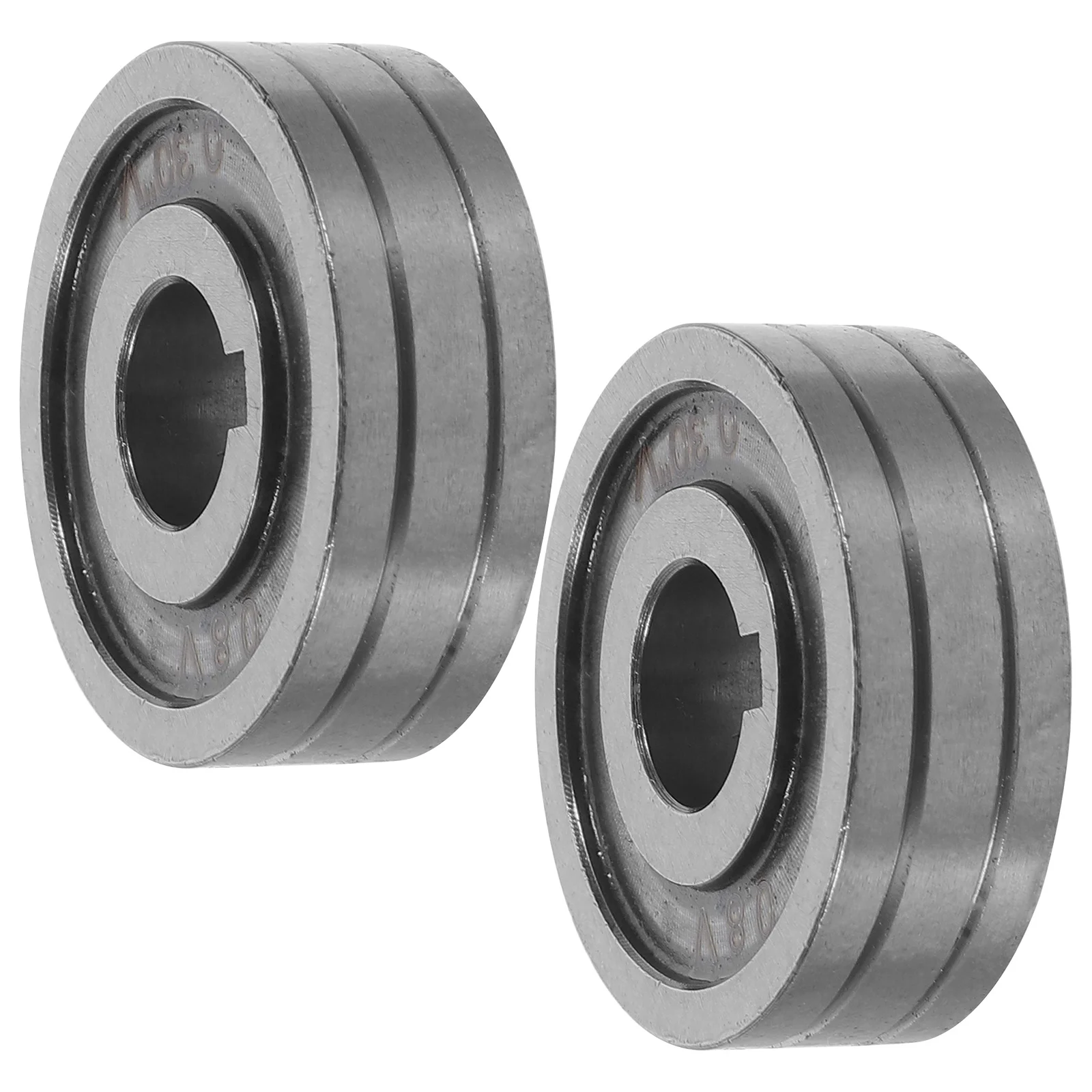 

2pcs Knurled Groove Welding Wire Feed Drive Rollers 5Kg Load Capacity V-Shaped Anti-Jamming Heavy Duty Metal Replacement Parts