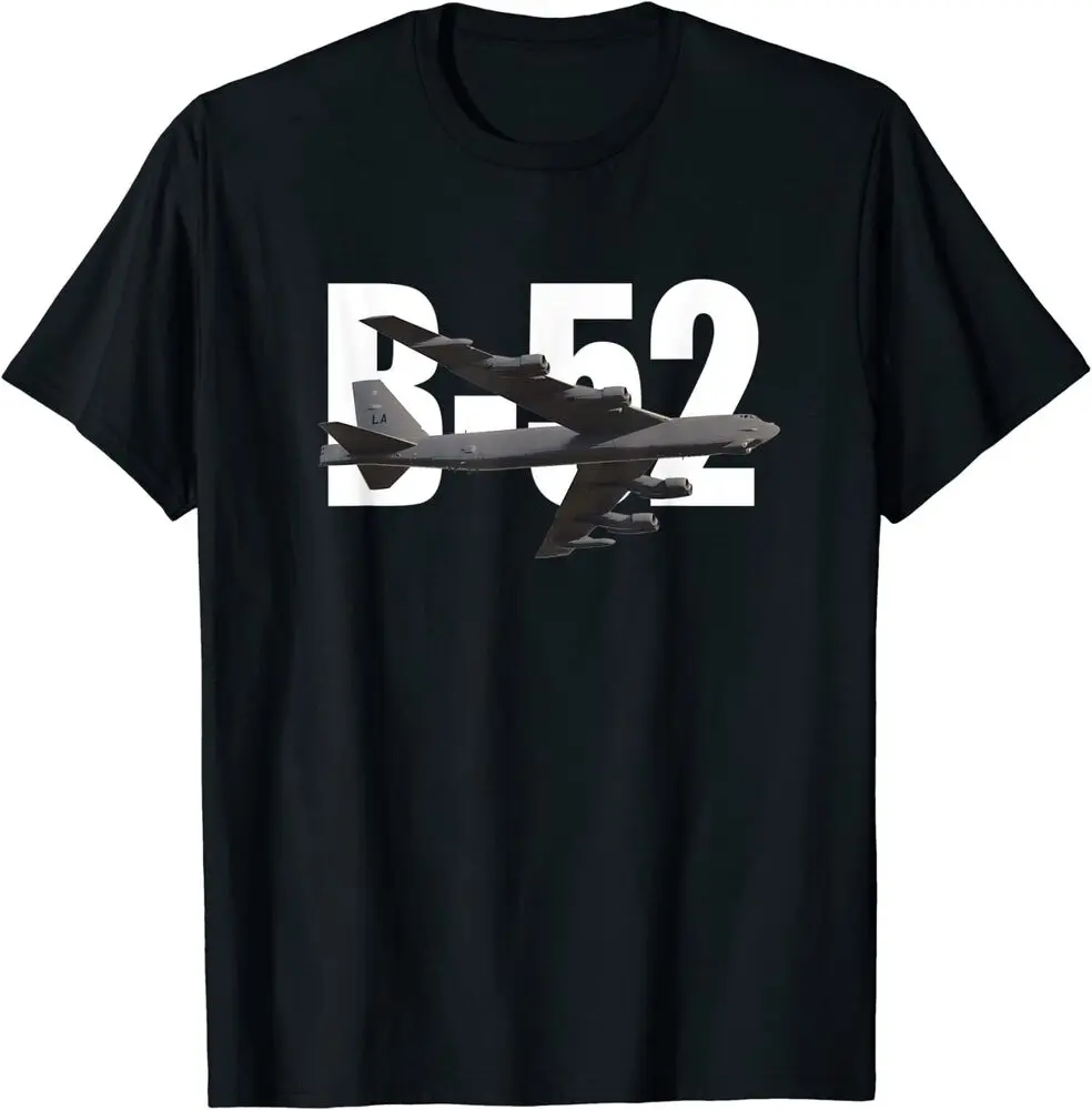 B-52 Stratofortress Bomber Plane Aircraft T-Shirt For Men Clothing Women Tees Y2K Tops Unisex Summer Short Sleeve