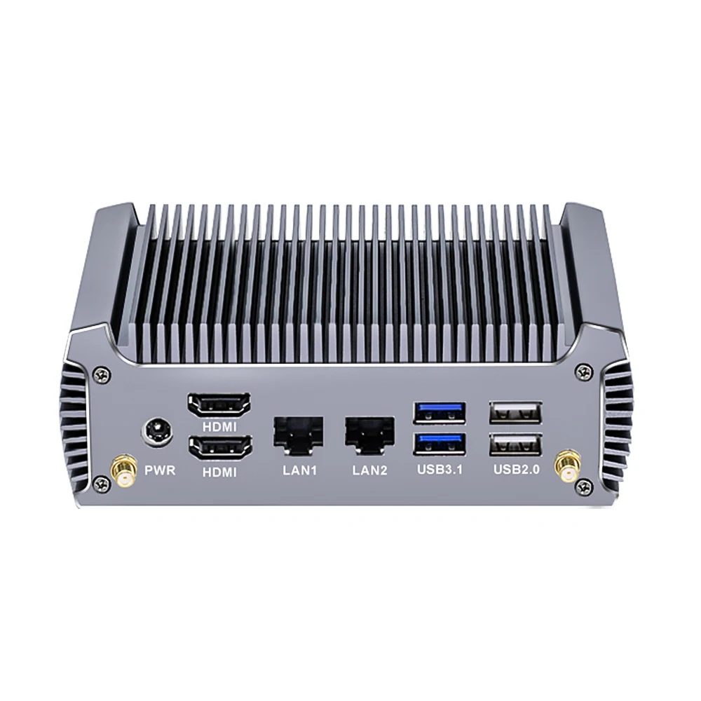 토포튼 팬리스 AMD 미니 PC FU02 라이젠 7 7730U 5825U R5 5600U 4500U 게이밍 컴퓨터 듀얼 LAN 방화벽 2*HDMI2.0 NVMe DDR4 WiFi6 썸네일 3