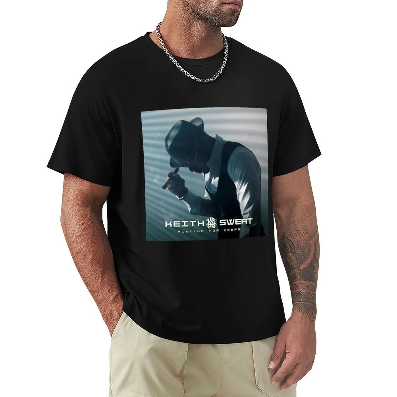 Keith Sweat playing for keeps T-Shirt Industrial Work Tee Shirt