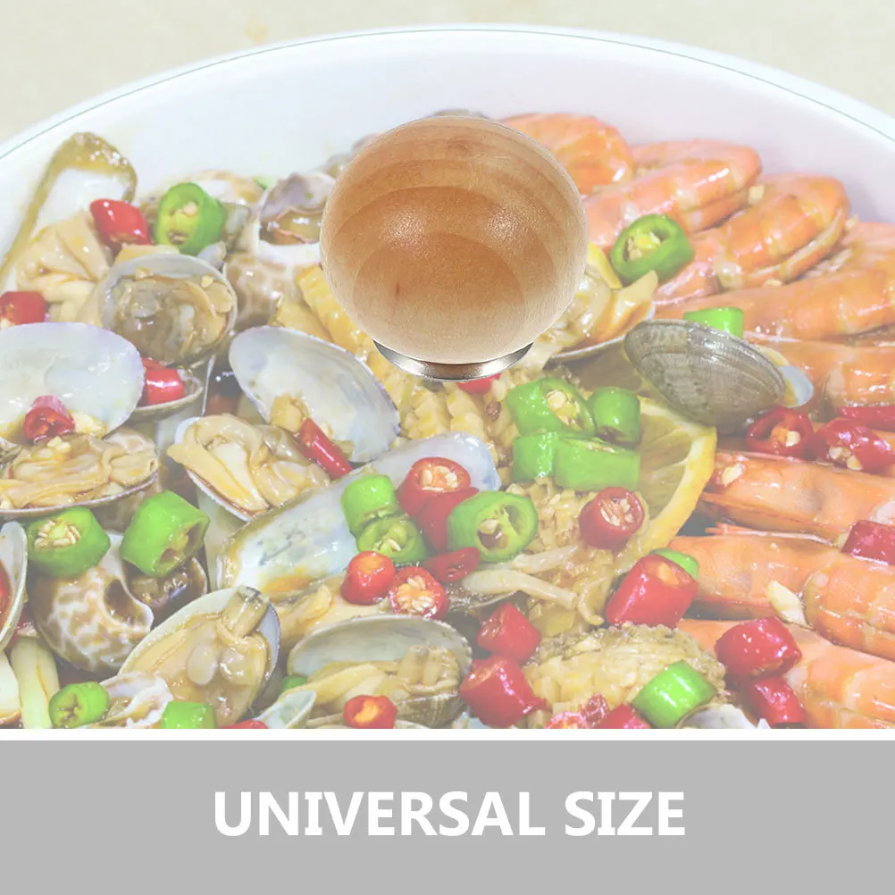 

Universal Glass Lid 28Cm for Pot and Pan Clear Shatter Resistant Cover for Cooking Soup Stew Fry Non Slip Handle Kitchen