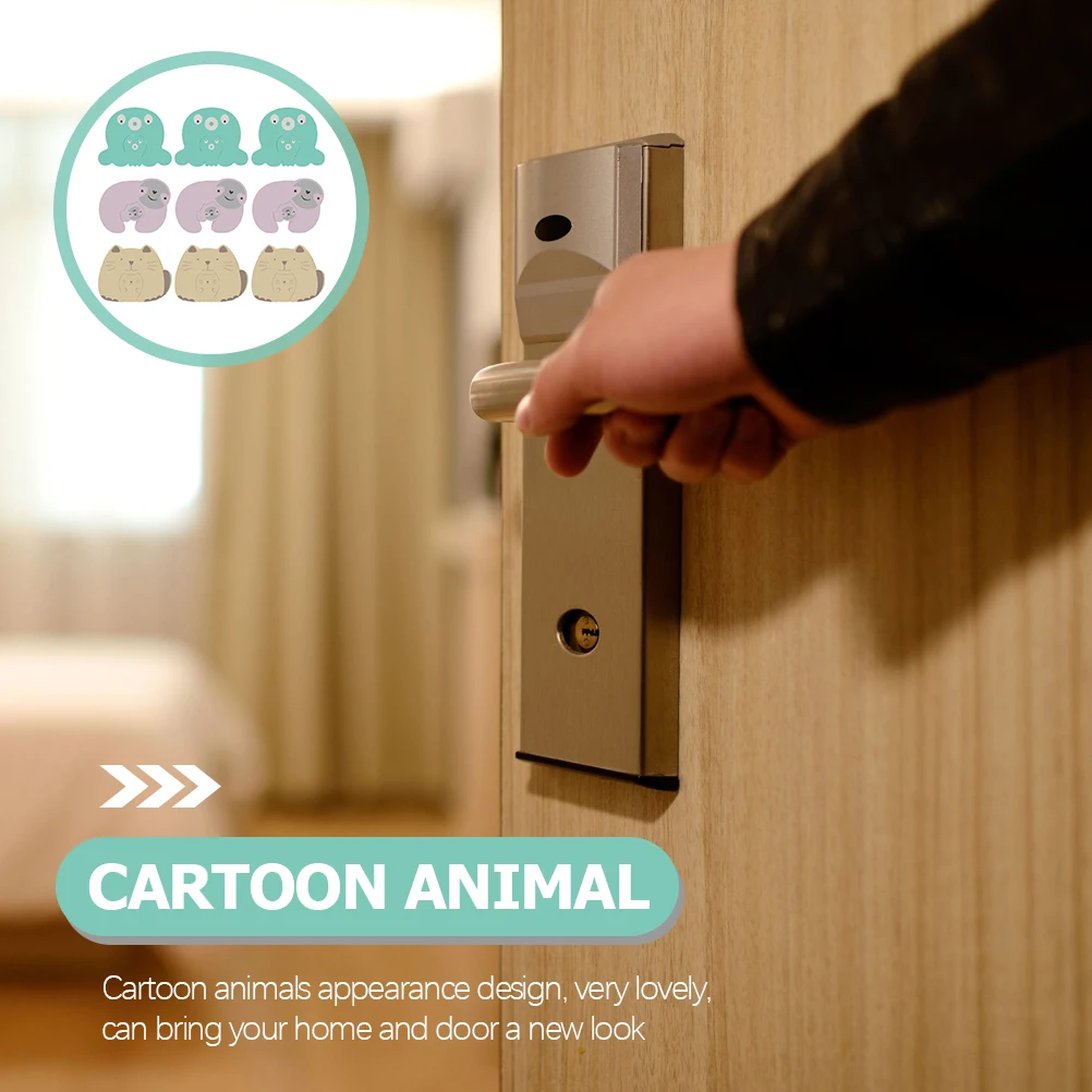 

Finger Pinch Guards Cartoon Stoppers Kids Safety Finger Guard Soft Eva Door Stopper Wall Protectors Avoid Collision Durable