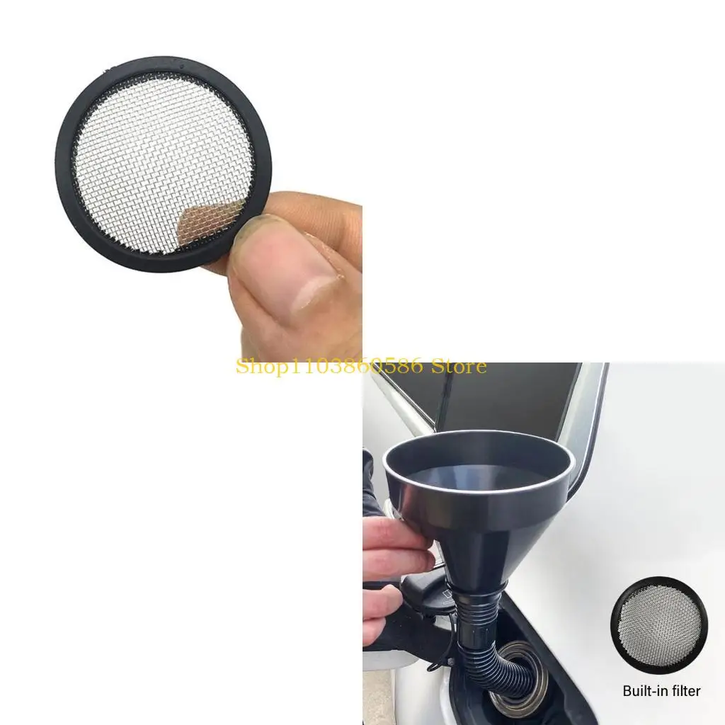 242A Professional Fuels Addition Funnel with Debris Filter Automotive Oil Funnel Large for Auto Repair Shops & Enthusiasts