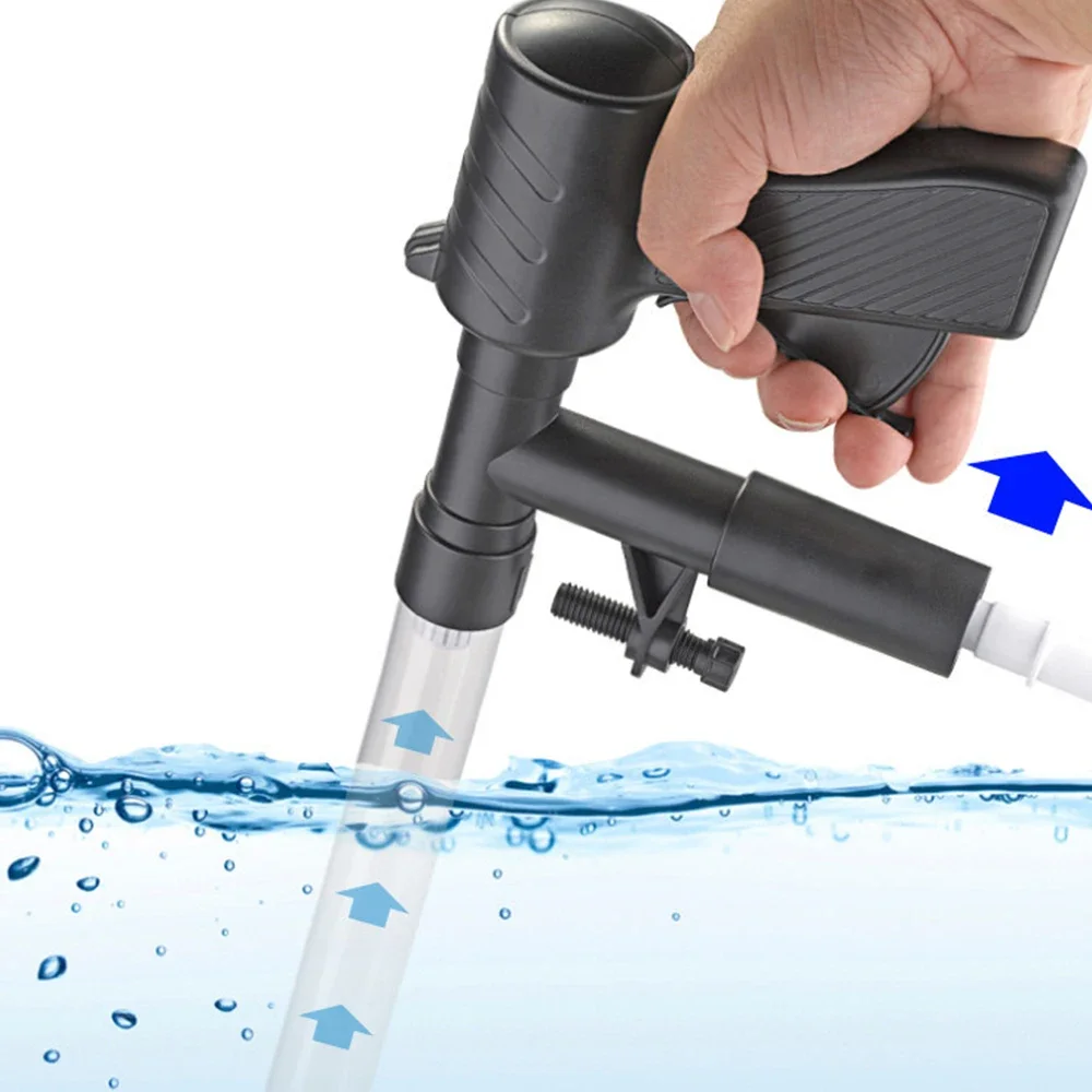 Aquarium Fish Tank Water Change Pump Aquarium Cleaning Tool Water Changer Gravel Cleaner Siphon Filter Pump