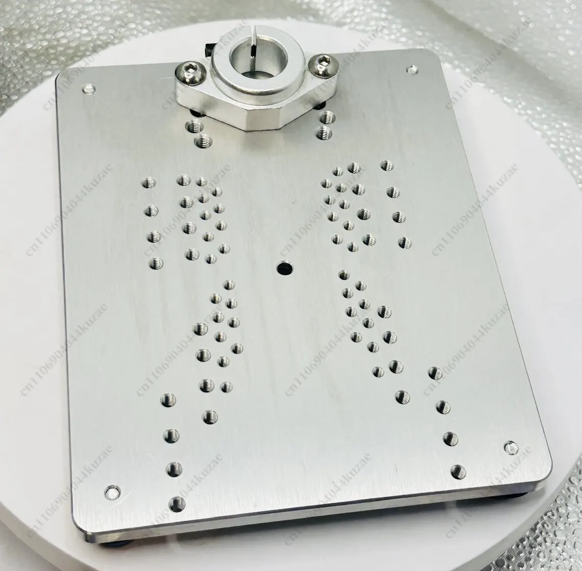 Precision Aluminum Alloy Base Plate, Compatible with Bench Drill and Optical Slides, Ideal for Model DIY.
