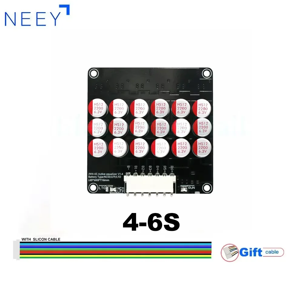 

NEEY 5A 4S 5S 6S Active Equalizer Balancer Lifepo4/Li-ion/LTO Battery Energy Capacitor Lithium Equalizer