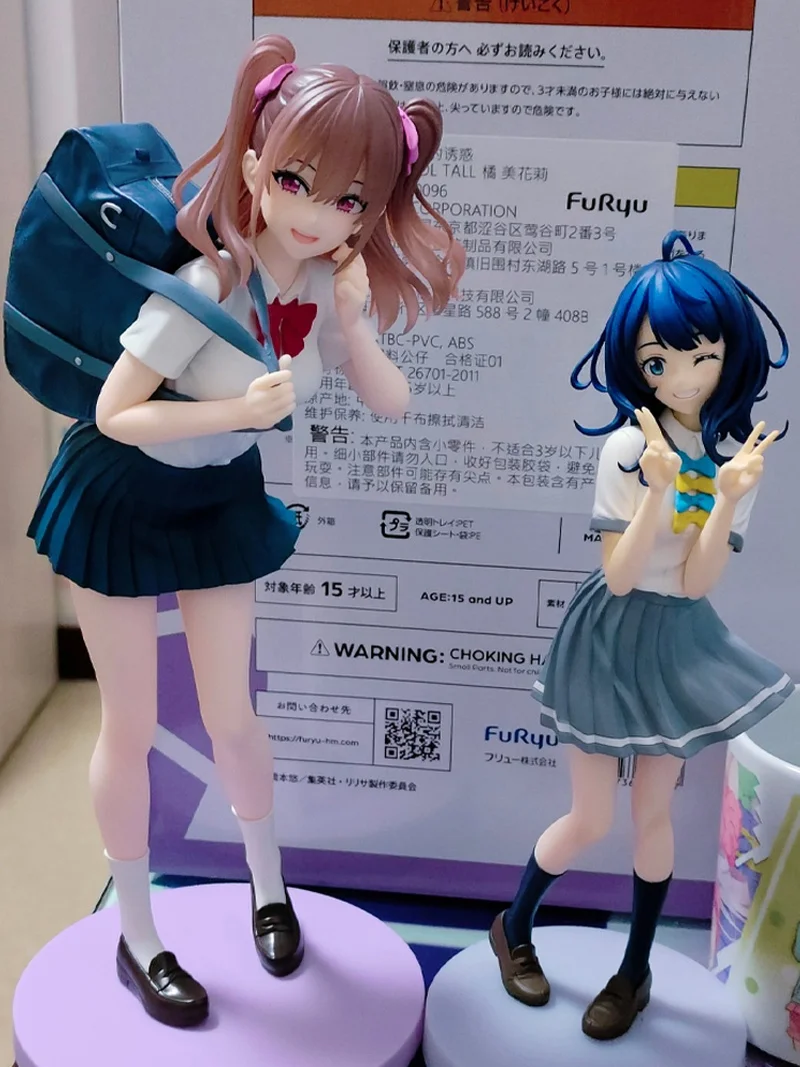 

Без коробки в наличии, натуральная Furyu Tenitol, высокая 2,5, размерное соблазнение Mikari Tachibana, 1/6, модель аниме-фигурки, коллекционные игрушки