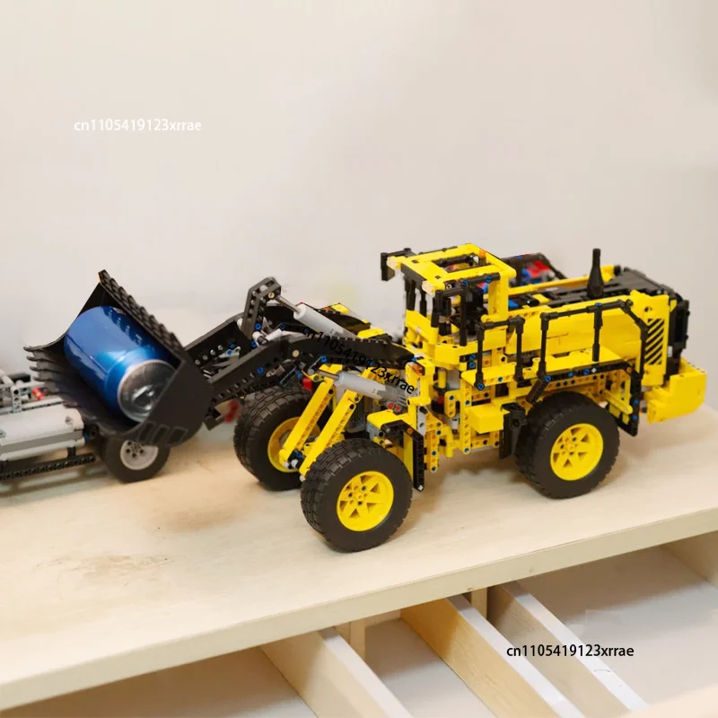 HOT MOC L350F Wheel Loader High-Tech Truck Tractor Building Block With Motor Kit 42030 DIY Mechanical Car Brick Toy for Kid Gift