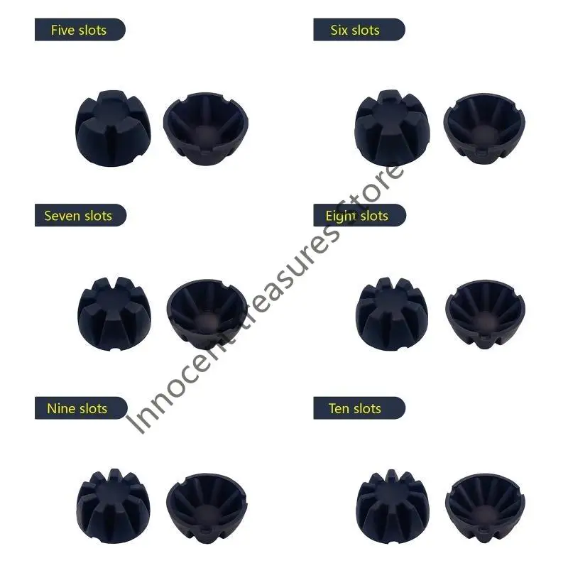 

3XUA 6 шт. антипригарная силиконовая чашка с перевернутым цветком, модель для художественных ремесел из смолы «сделай сам»