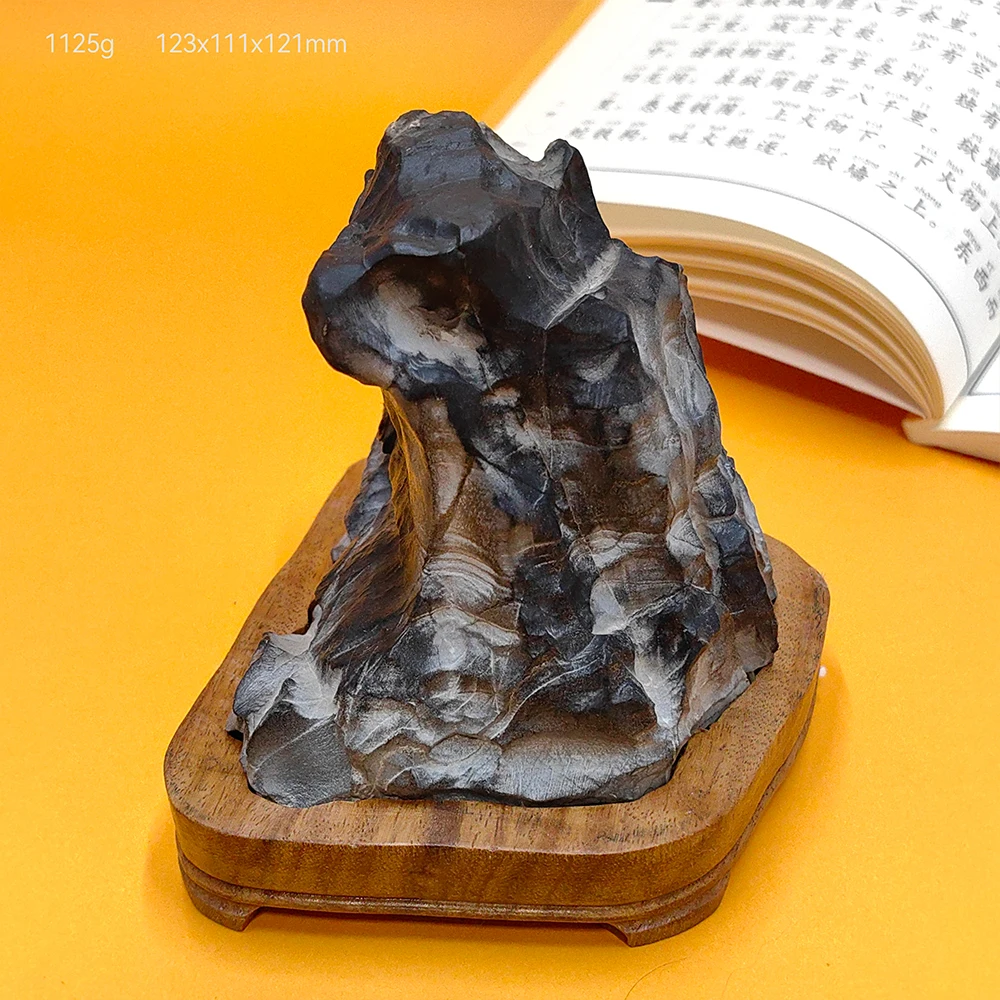 Cadeau Homme Asian Style Natural Precision Stone Rock Landscape Decoration Rough Meditation Stone Home Garden Men Gift